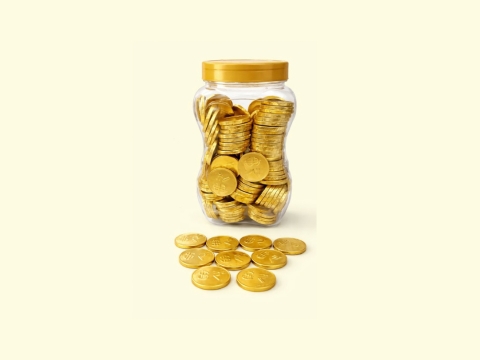 Gold Coin Chocolates